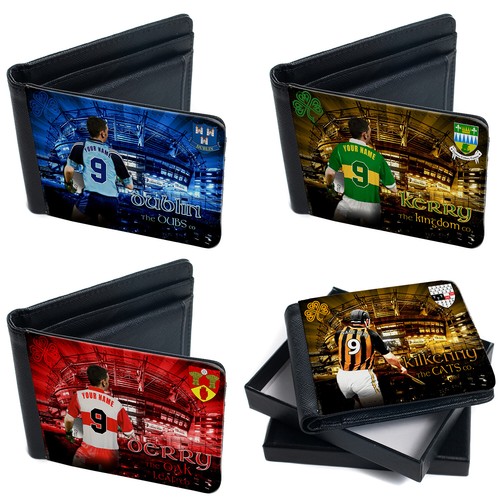 Hurling wallet gaelic fold - hurling,