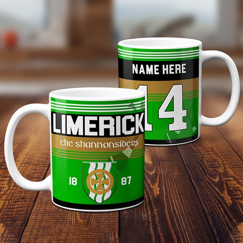 Personalised limerick mug - personalised,